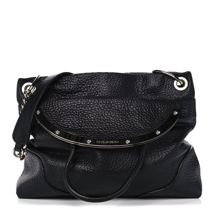 Dolce & Gabbana Calfskin Miss Camp Shoulder Bag Black 1 of 11