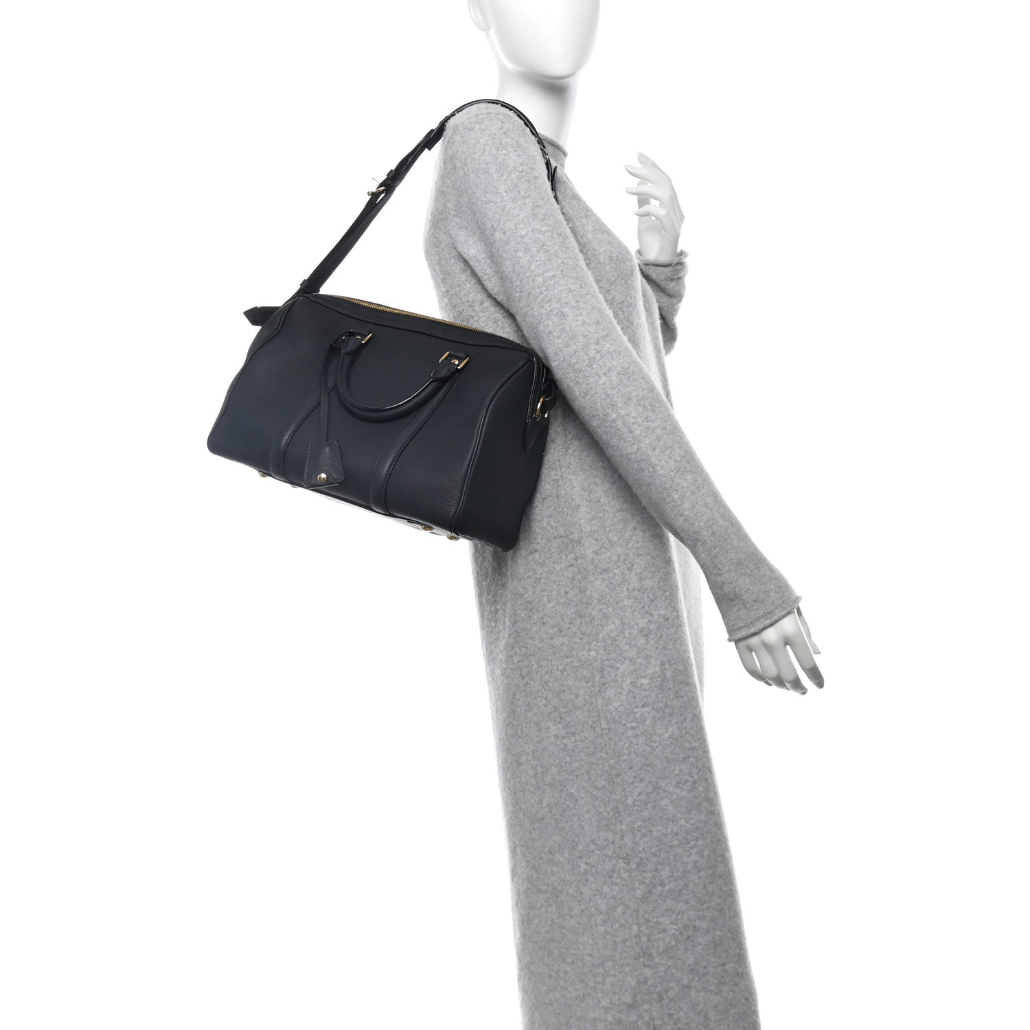 Louis Vuitton Veau Cachemire SC Bag PM Cobalt 2 of 12