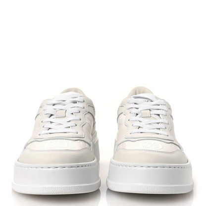 Gucci Calfskin GG Tennis Embossed Perforated Womens Platform 55mm Sneakers 40.5 Great White 3 of 11
