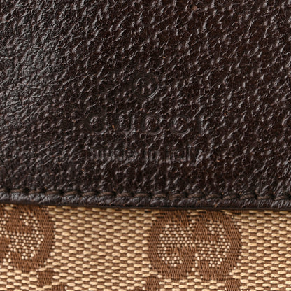 Gucci Monogram Double Pocket Belt Bag Dark Brown 7 of 9