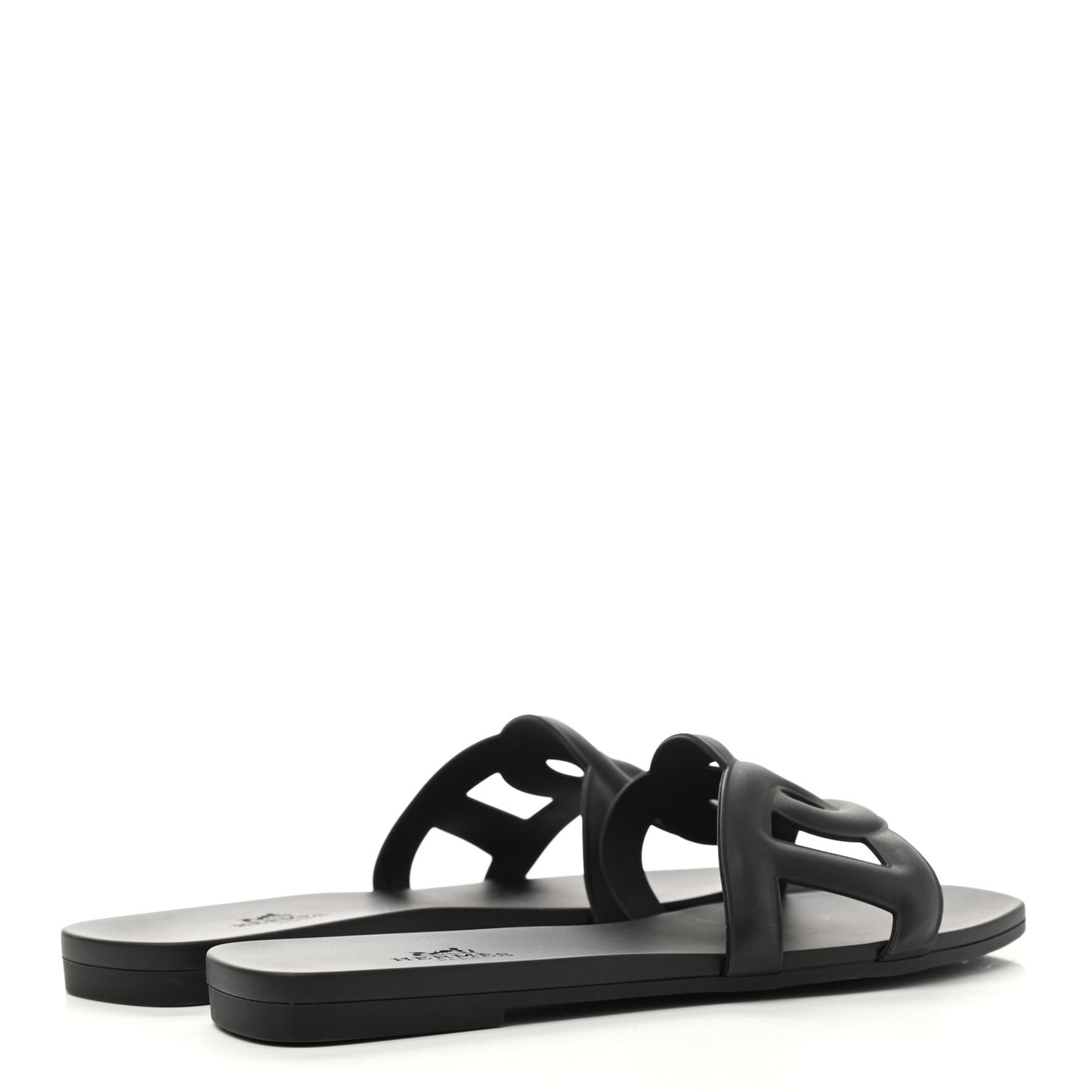 Rubber Aloha Sandals 35 Black