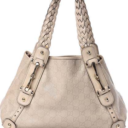 Gucci Guccissima Small Pelham Shoulder Bag Off White 10 of 10