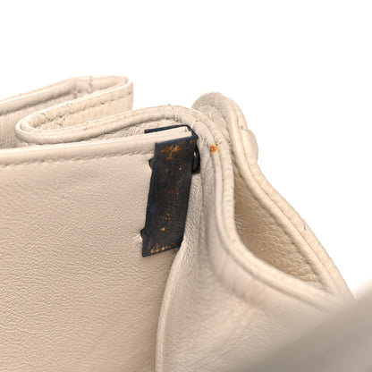 Chanel Caviar Quilted Shoulder Bag White 6 of 15