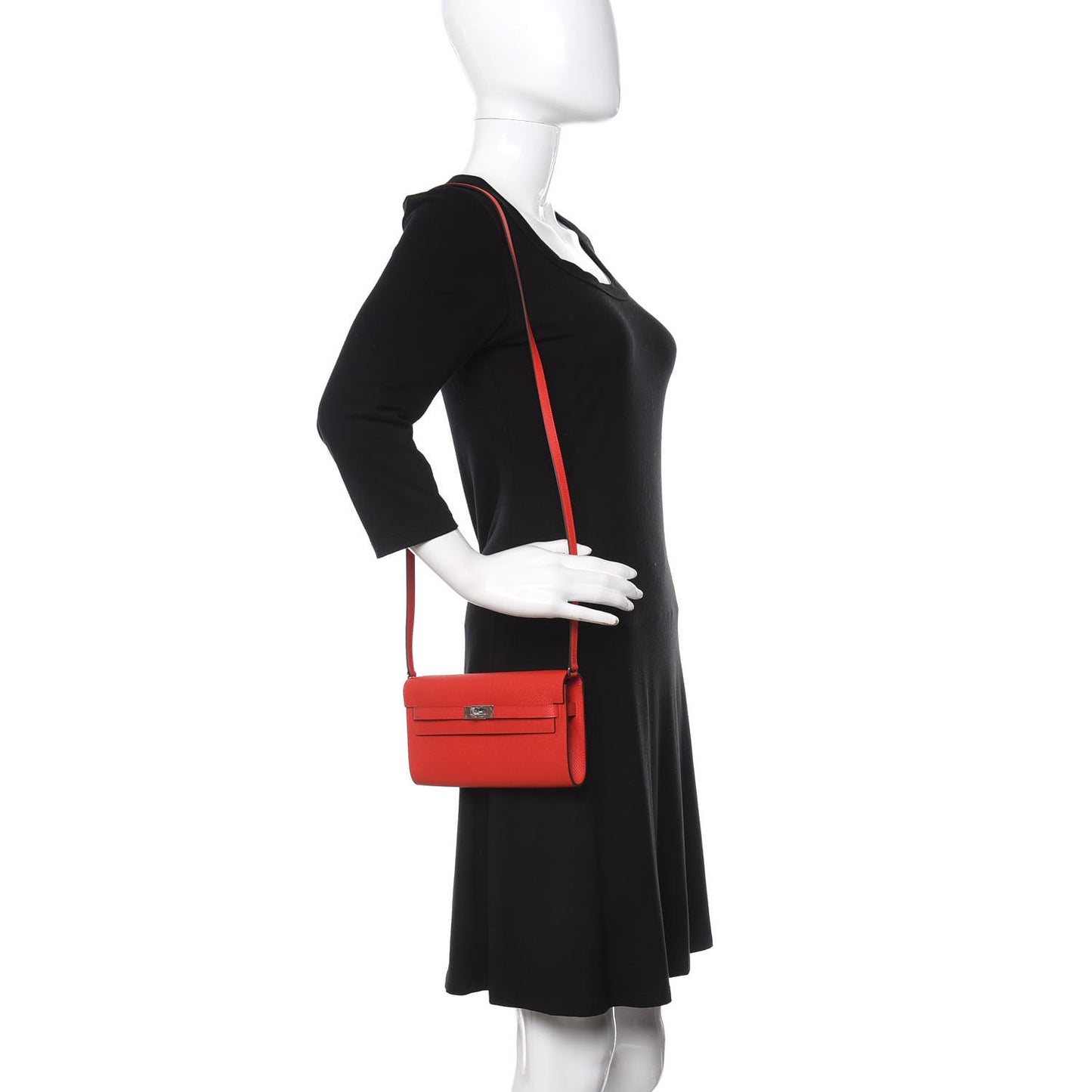 Epsom Verso Kelly Wallet To Go Rouge De Coeur Rose Extreme
