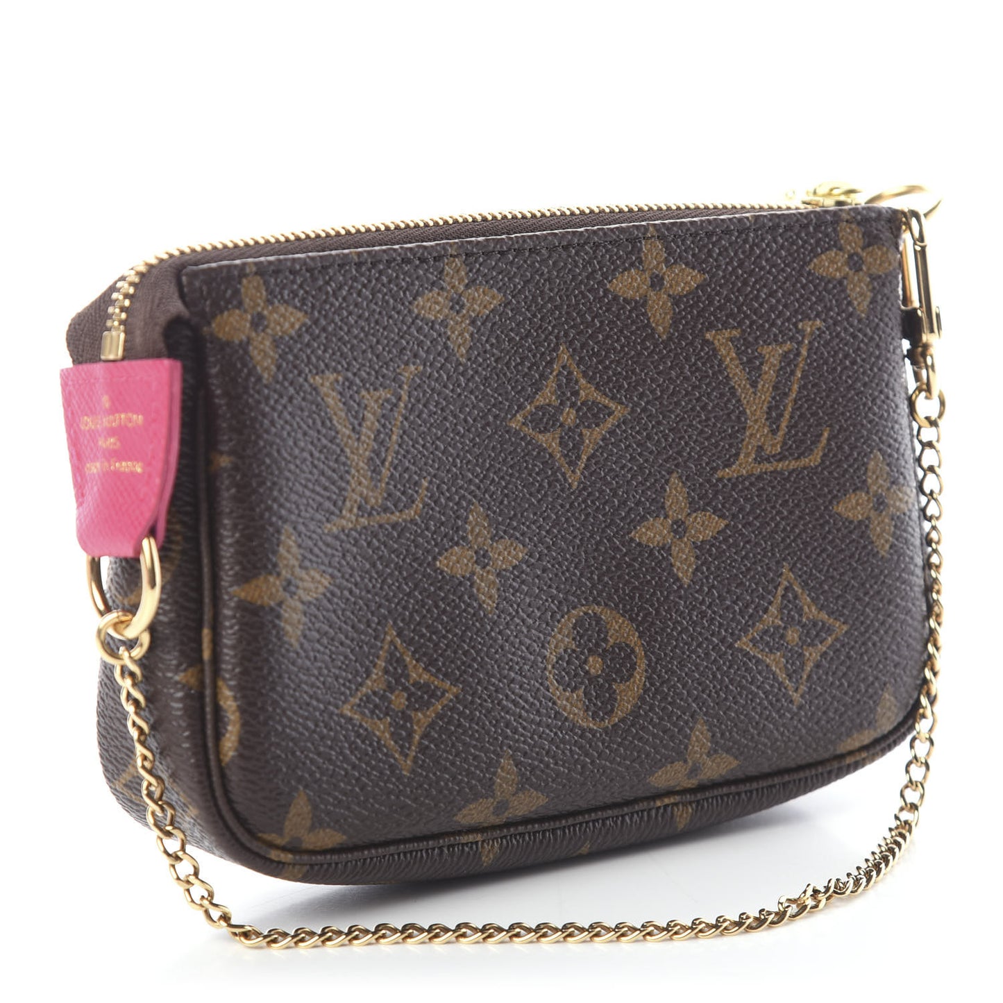 Monogram 2019 Christmas Animation Mini Courchevel Pochette Accessories Fuchsia