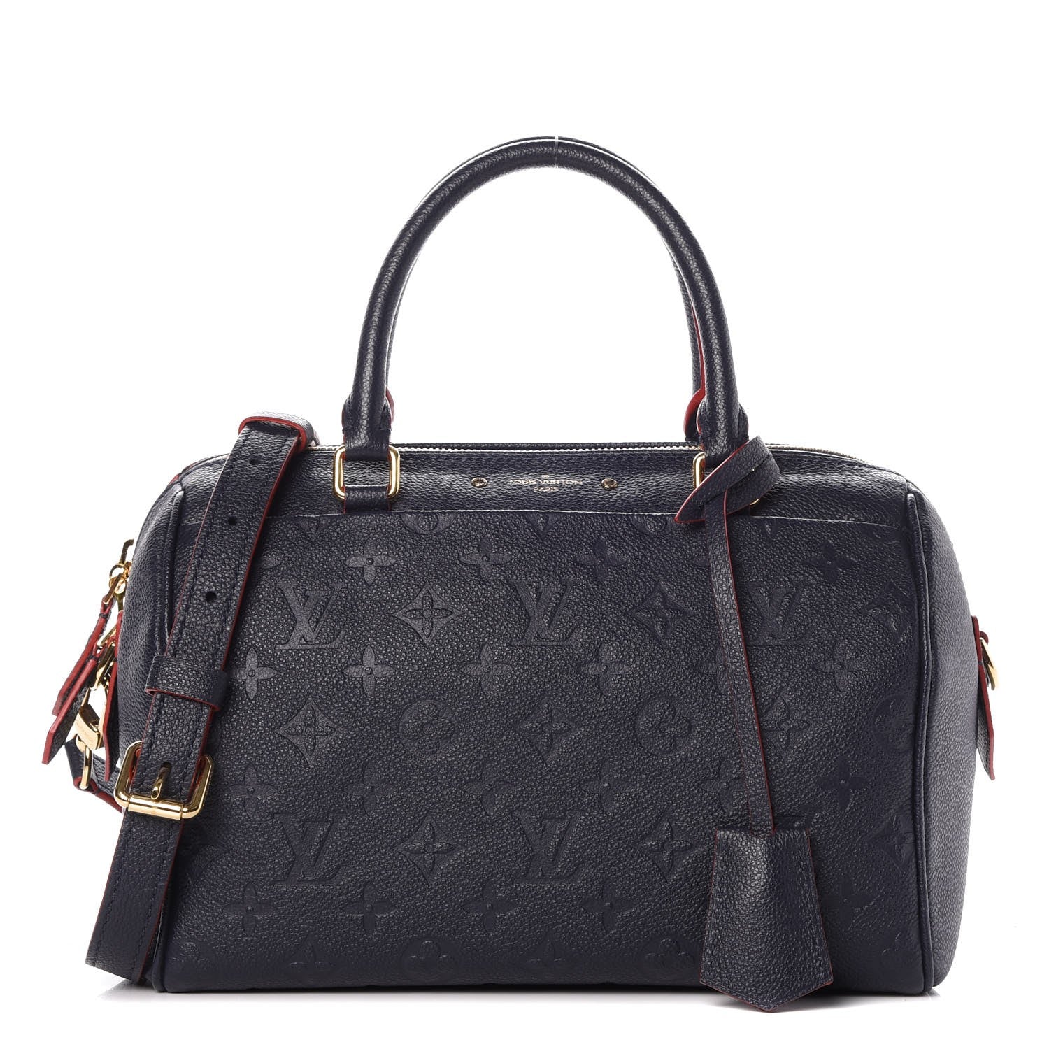 Louis Vuitton Empreinte Speedy Bandouliere 25 NM Marine Rouge 1 of 8