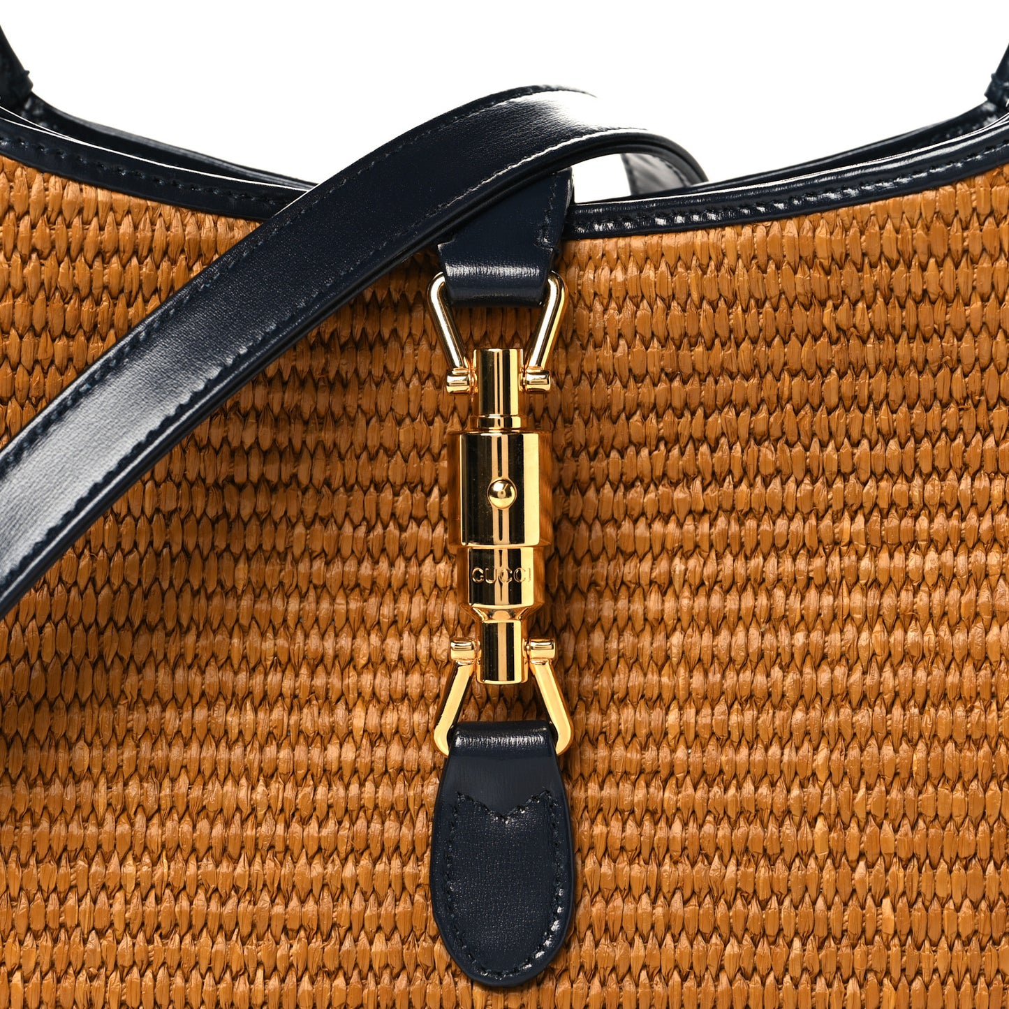 Straw Lux Boarded Dyana Lux Calfskin Small Jackie 1961 Hobo Natural Blue