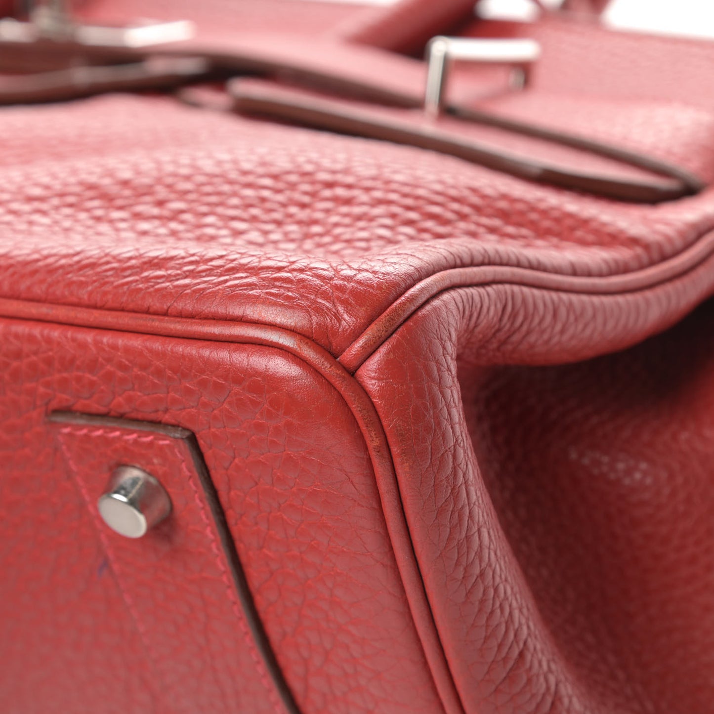 Taurillon Clemence JPG Shoulder Birkin II 42 Rouge Vif