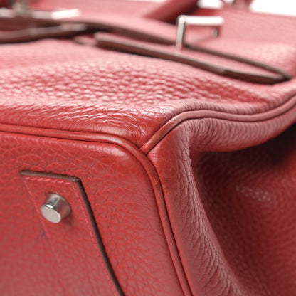 Hermes Taurillon Clemence JPG Shoulder Birkin II 42 Rouge Vif 10 of 15