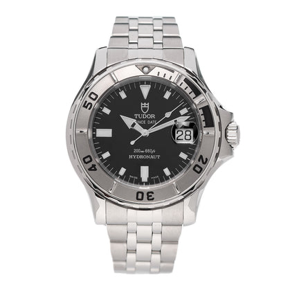 TUDOR Stainless Steel 41mm Prince Date Hydronaut Autmatic Watch Black 89190P 1 of 6