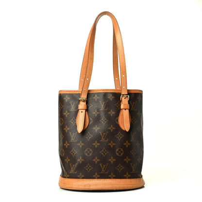 Louis Vuitton Monogram Petit Bucket 23 1 of 7