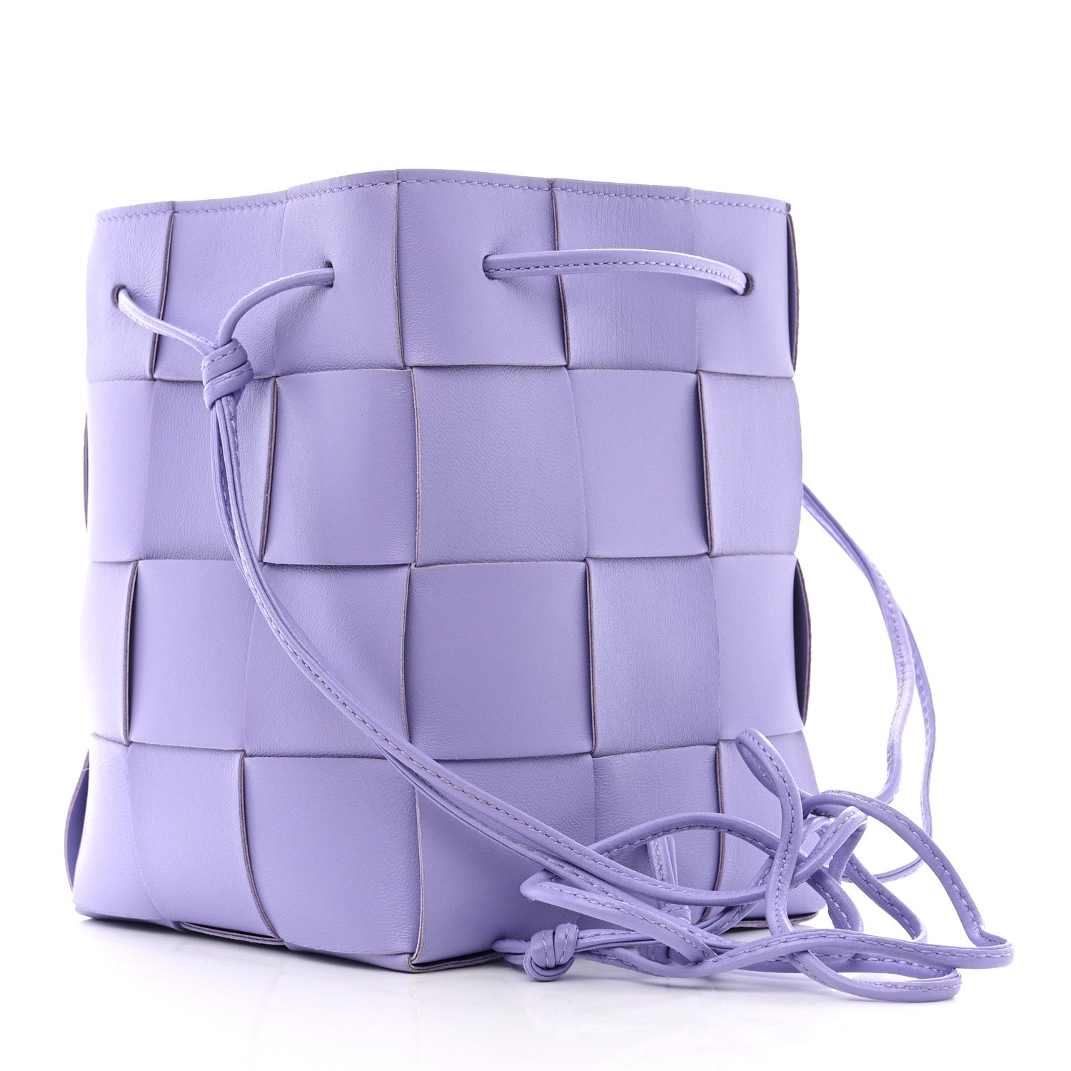 Bottega Veneta Nappa Maxi Intrecciato Small Cassette Bucket Bag Wisteria 3 of 9
