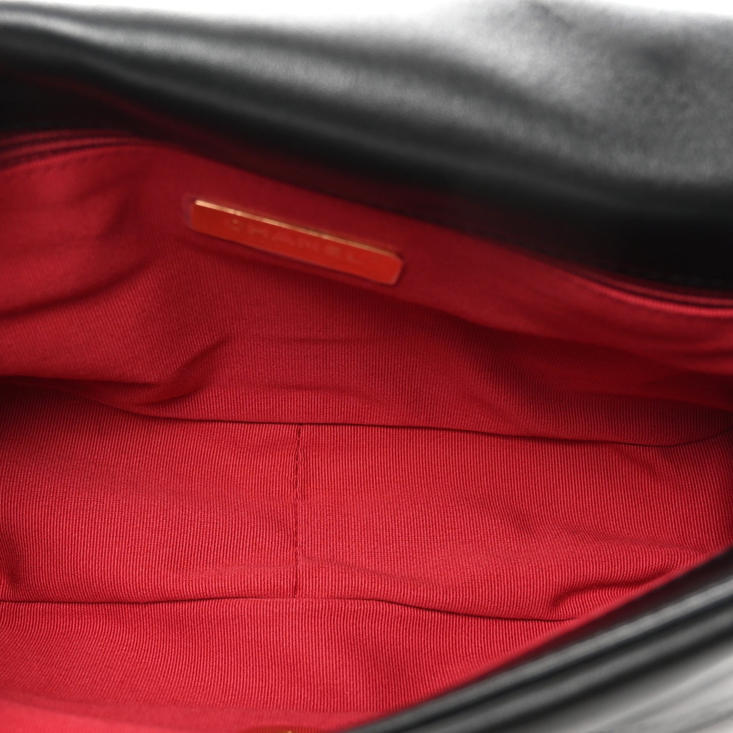 Lambskin Quilted Medium Chanel 19 Flap Black