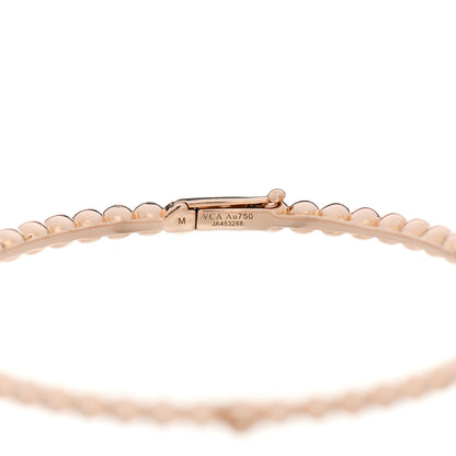 Van Cleef & Arpels 18K Rose Gold Perlee Pearls of Gold Bracelet M 3 of 3