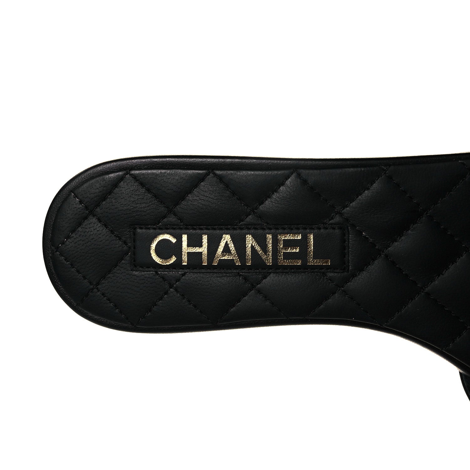Chanel Lambskin Quilted CC Turnlock Sandals 37.5 Black 7 of 8