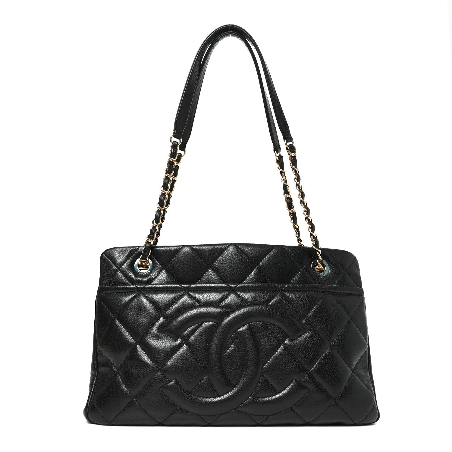 Chanel Caviar Quilted Timeless CC Soft Tote Black 1 of 10