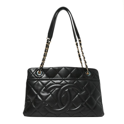 Chanel Caviar Quilted Timeless CC Soft Tote Black 1 of 10
