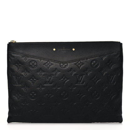 Louis Vuitton Empreinte Daily Pouch Black 1 of 7
