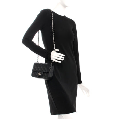 Chanel Caviar Quilted Mini Square Flap Black 2 of 8