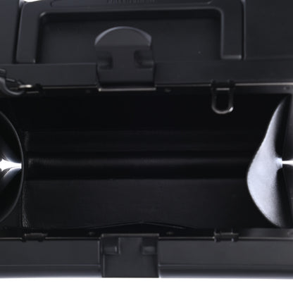 Balenciaga Recycled Plastic Embossed Lunch Box Top Handle Bag Black 4 of 5
