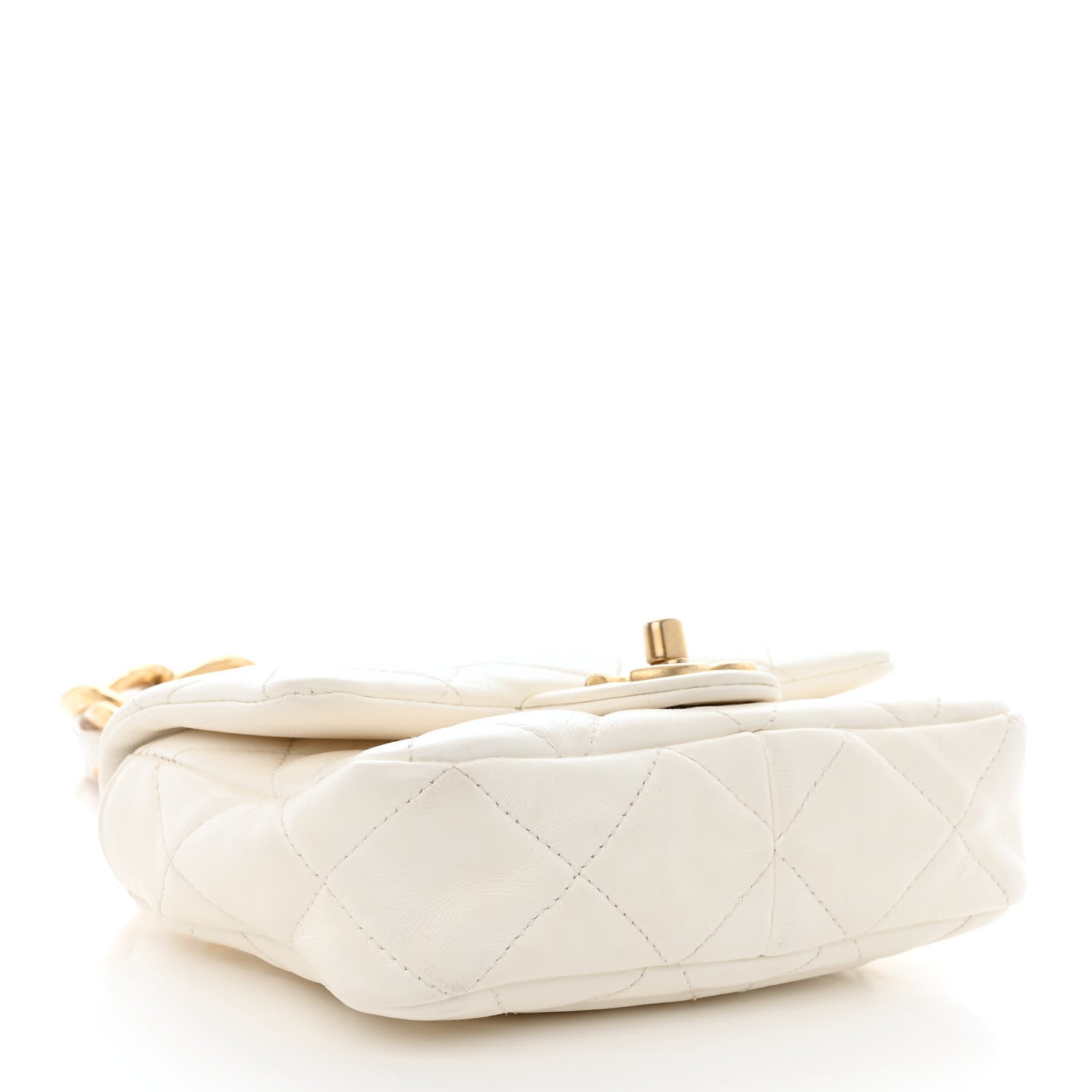 Chanel Lambskin Quilted Mini Funky Town Flap White 4 of 10