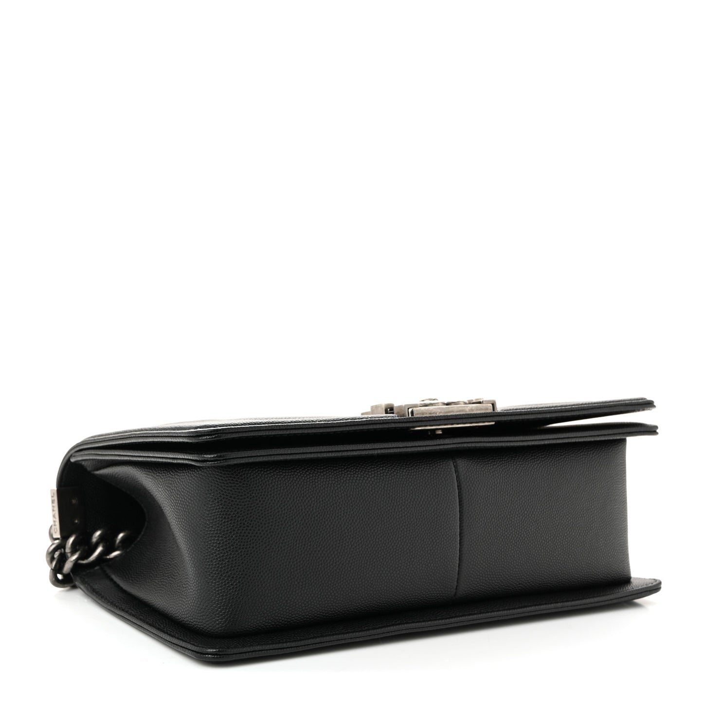 Caviar Quilted Medium Boy Flap Black