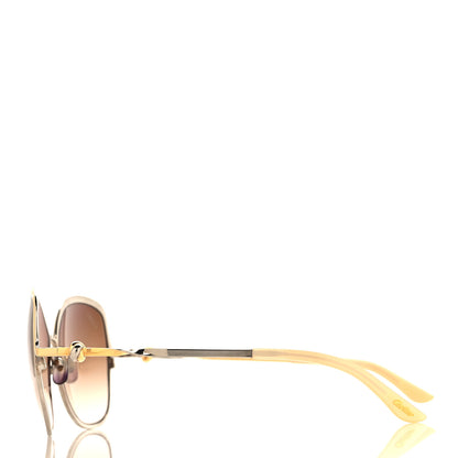Cartier Metal Trinity Sunglasses 140 Gold Silver 3 of 6