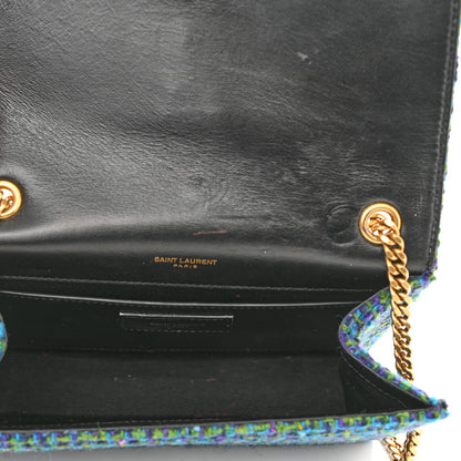 Saint Laurent Tweed Small Monogram Kate Satchel Multicolor 5 of 10