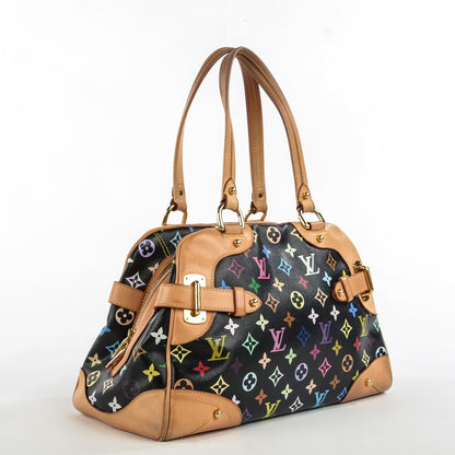 Louis Vuitton Monogram Multicolor Claudia Black 3 of 7