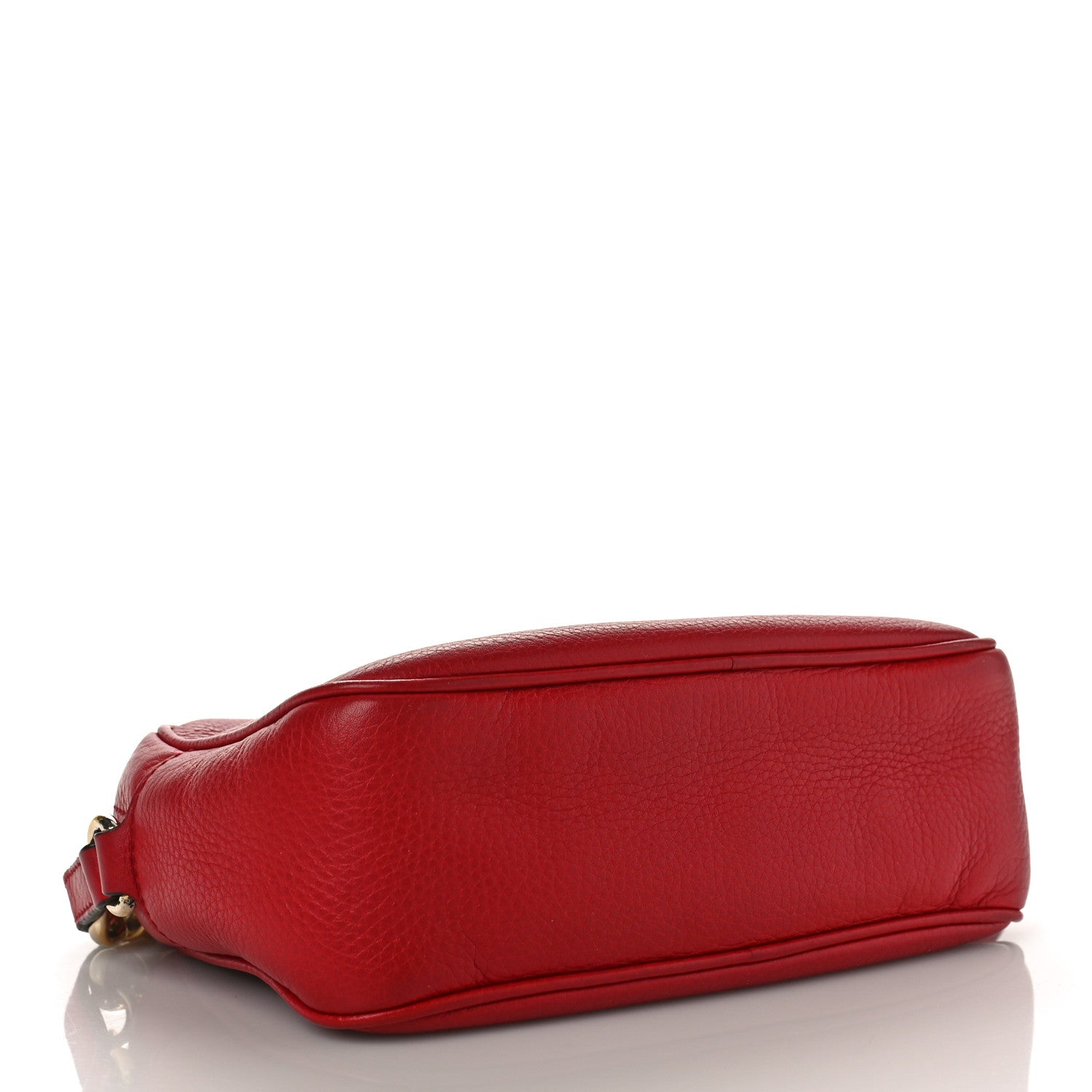Gucci Pebbled Calfskin Small Soho Disco Bag Tabasco Red 4 of 12