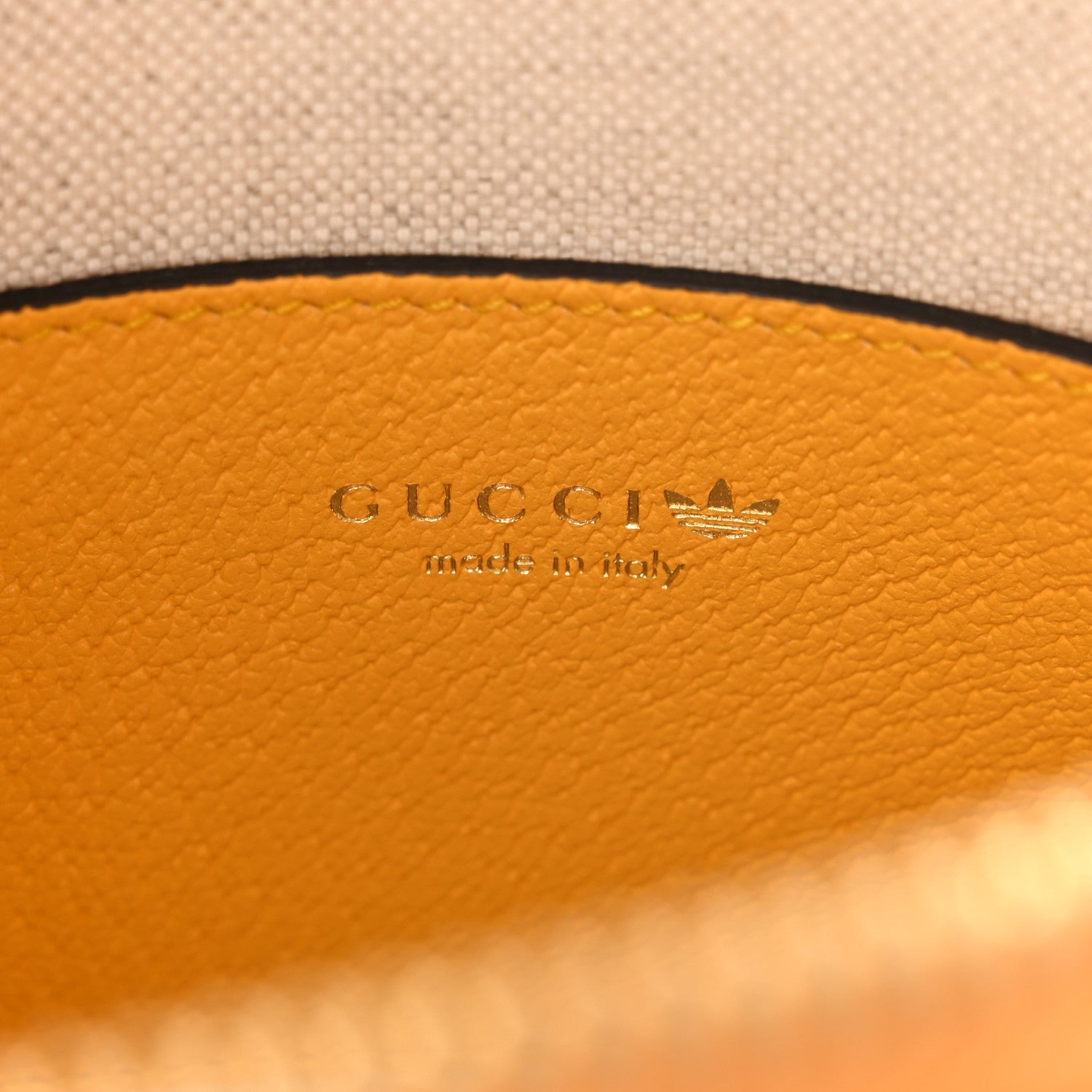 Gucci X ADIDAS Textured Dollar Calfskin Web Trefoil Mini Horsebit 1955 Top Handle Bag Crop Black 6 of 10