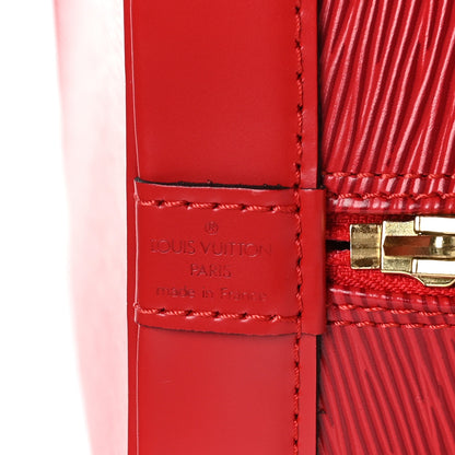 Louis Vuitton Epi Alma PM Castillan Red 7 of 10