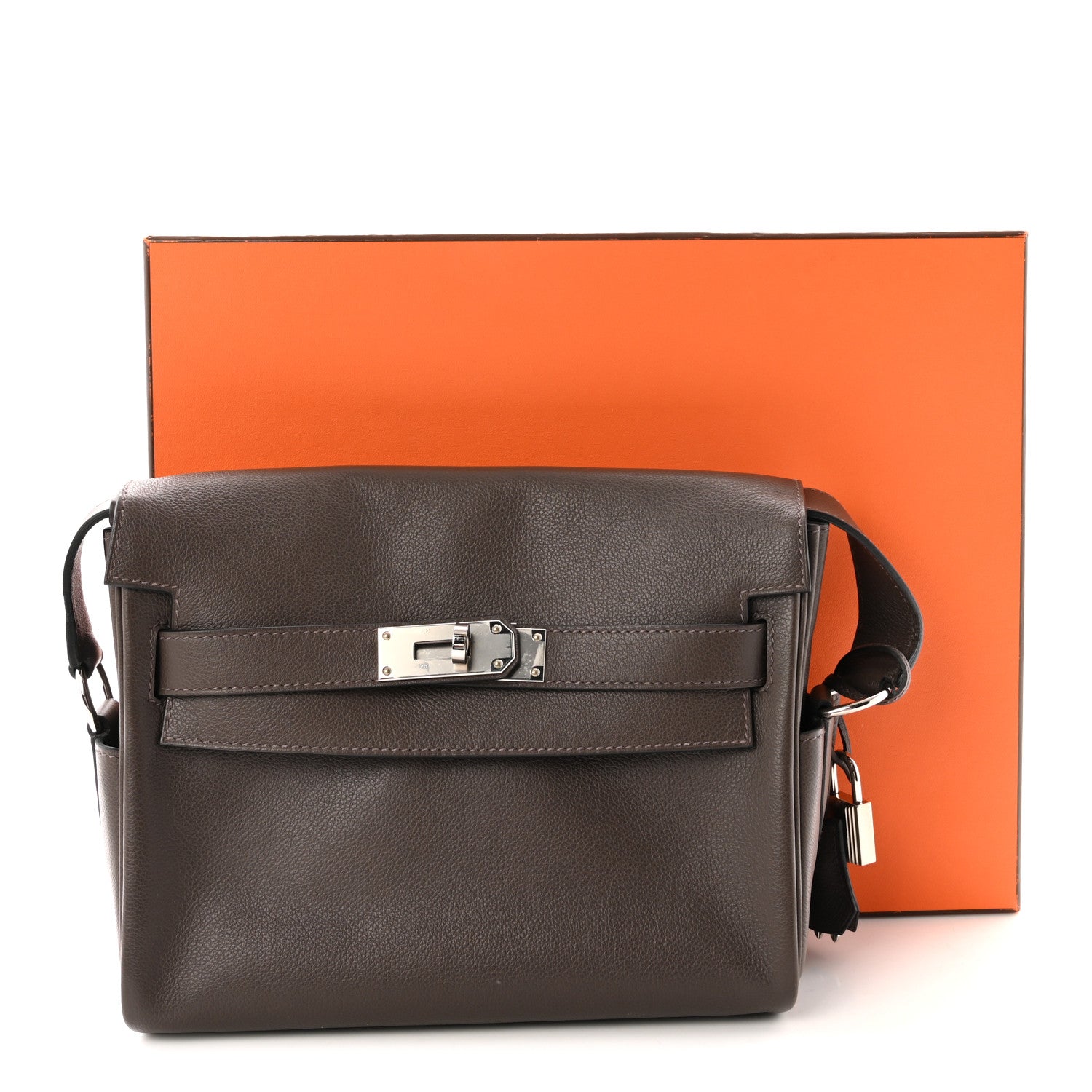Hermes Evercolor Kelly Messenger PM Ecorce 10 of 10