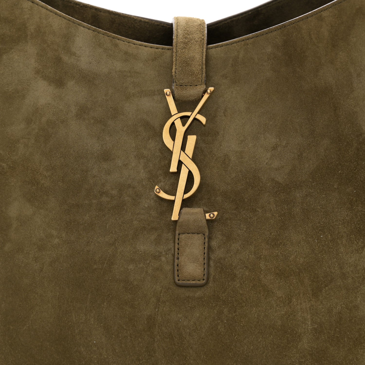 Saint Laurent Suede Large Le 5 A 7 Soft Hobo New Barley 8 of 10