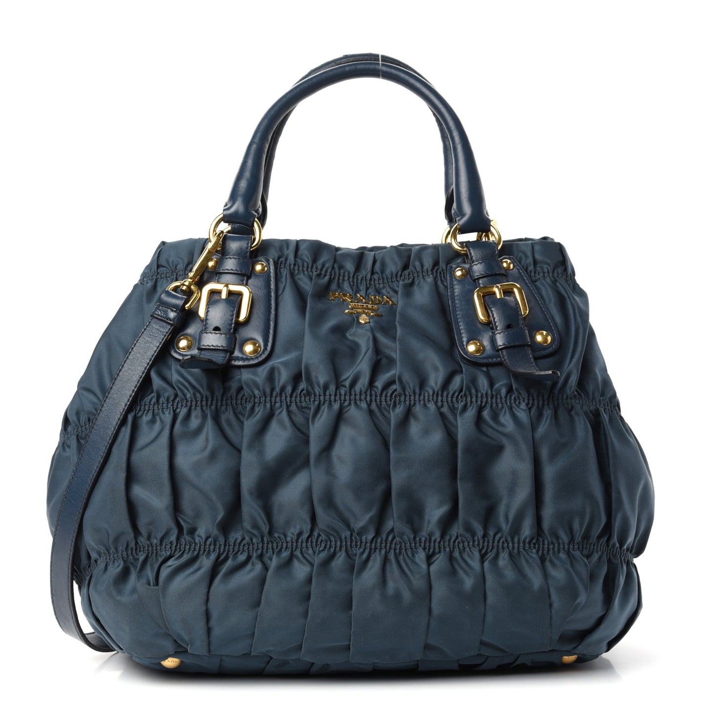 Tessuto Nylon Gaufre Tote Bleuette