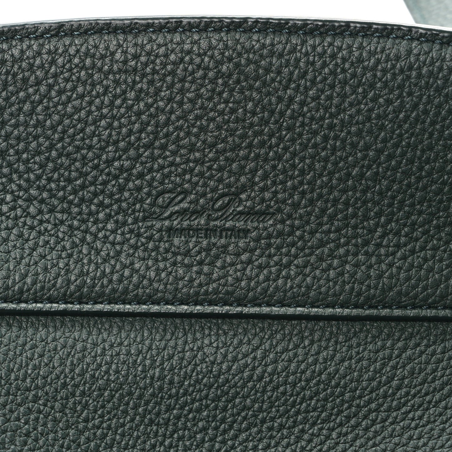 Grained Calfskin Medium Sesia Dark Green