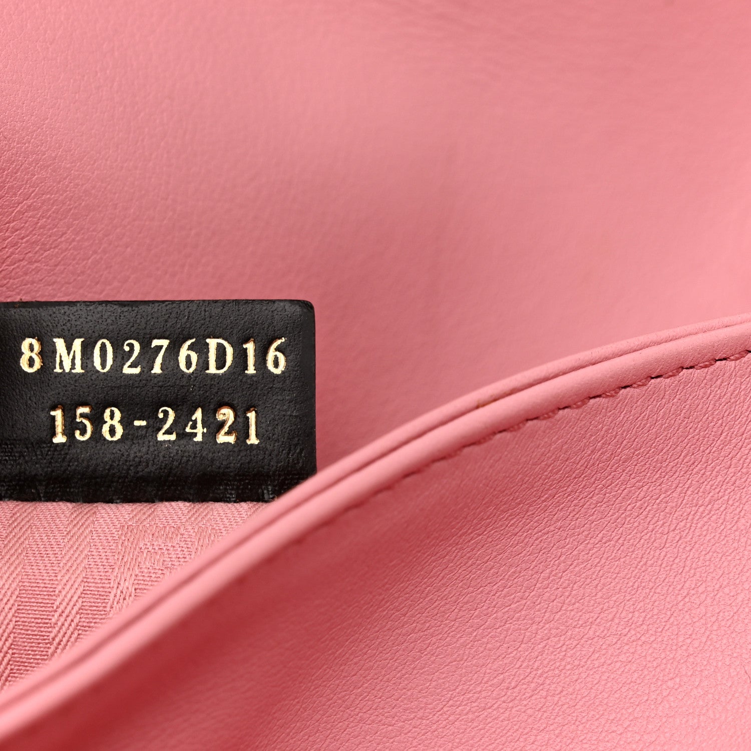 Fendi Vitello Flamingo Enamel Fendista Pouchette Crossbody Pink 7 of 14