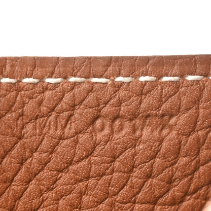 Hermes Taurillon Clemence Halzan 31 Gold 9 of 14