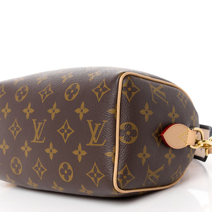 Louis Vuitton Monogram Speedy Bandouliere 20 Black 10 of 11