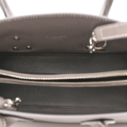 Saint Laurent Grained Calfskin Topstitch Small Sac De Jour Grey 5 of 13