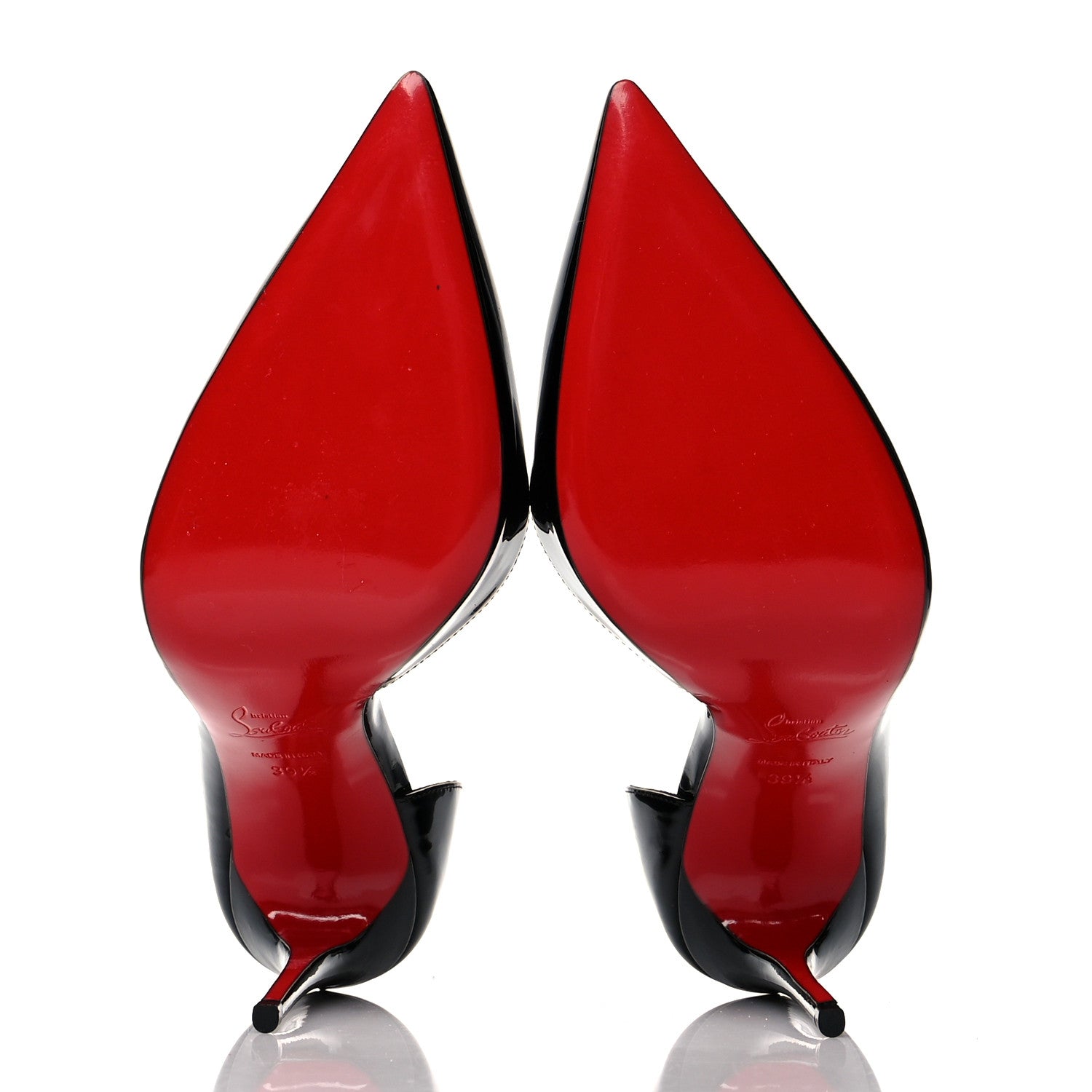 Christian Louboutin Patent Iriza 100 Pumps 39.5 Black 5 of 10