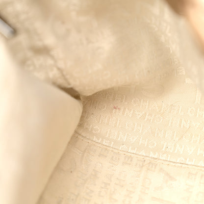 Chanel Lambskin Contrast Stitch Surpique Accordion Flap Beige 11 of 13