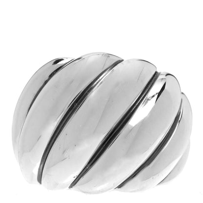 David Yurman Sterling Silver Sculpted Cable Ring 52 6 1 of 4