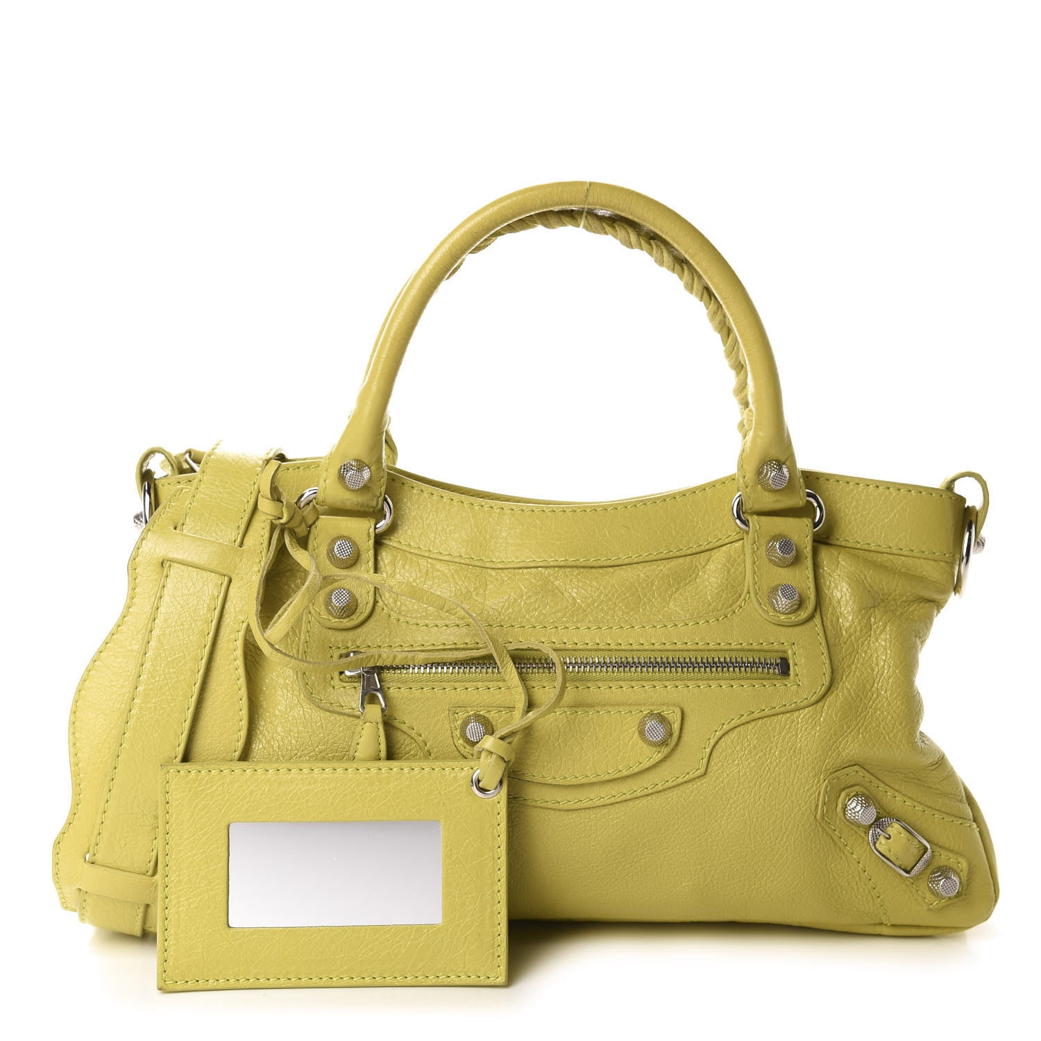 Balenciaga Agneau Giant 12 Silver Hardware First Jaune Poussin 1 of 11