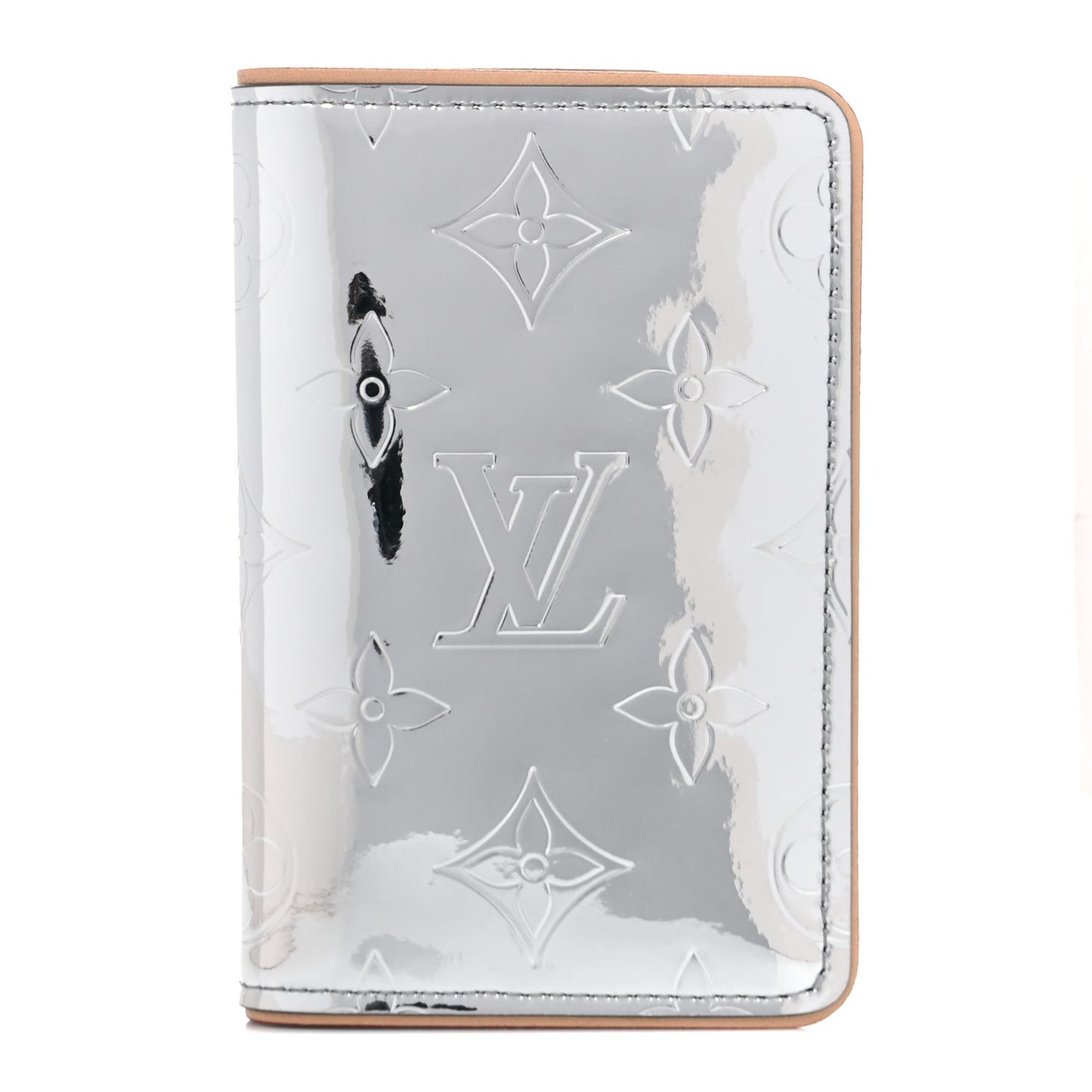 Monogram Mirror Slender Pocket Organizer