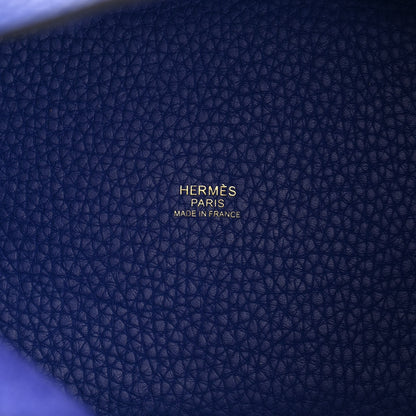 Hermes Taurillon Clemence Picotin Lock 18 PM Bleu Electrique 6 of 13