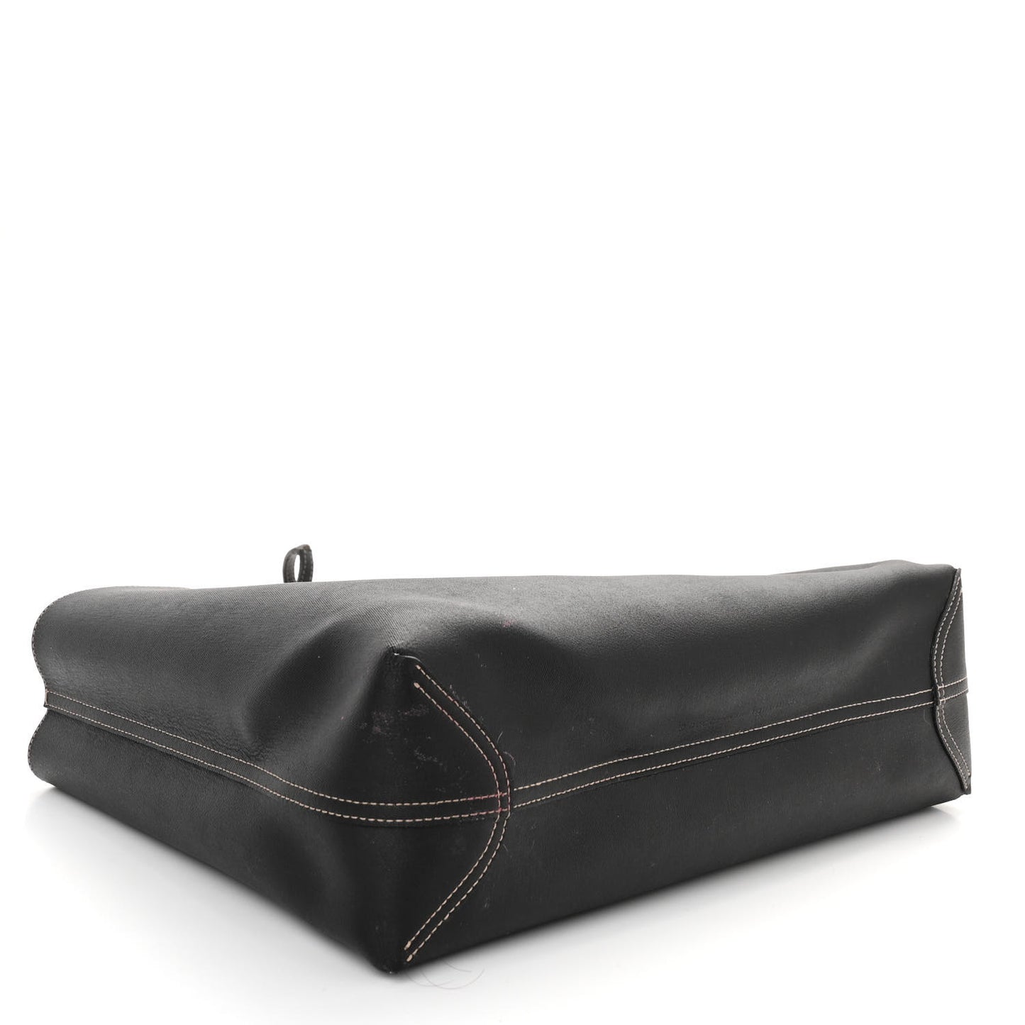 Calfskin GG Supreme Monogram Large Reversible Tote Black