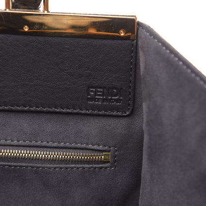 Fendi Vitello Elite Large 3Jours Tote Black 6 of 10