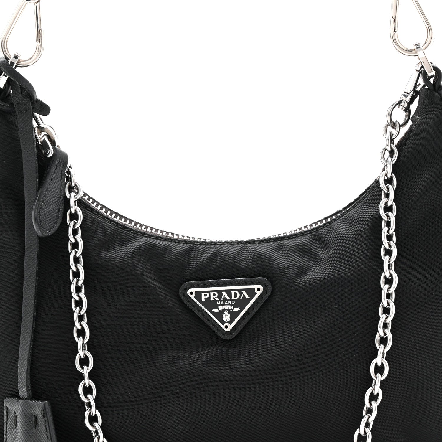 Prada Nylon Re-Edition 2005 Shoulder Bag Black 9 of 11