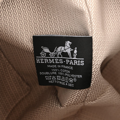 Hermes Canvas Large Bride-A-Brac Pouch Natural Orange 6 of 9